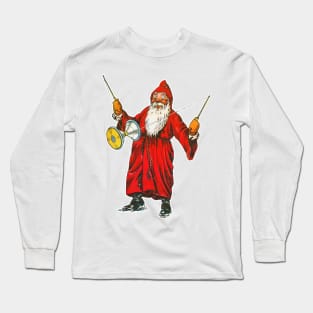 Santa Claus playing With Diabolo Long Sleeve T-Shirt